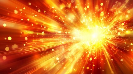 Naklejka premium Radiant Light Explosion Abstract Background