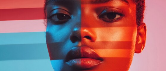 Intersectional Identity Vibrant Pride Month Diversity Visual for Gen Z Brand Empowerment and Social Impact Design Strategy