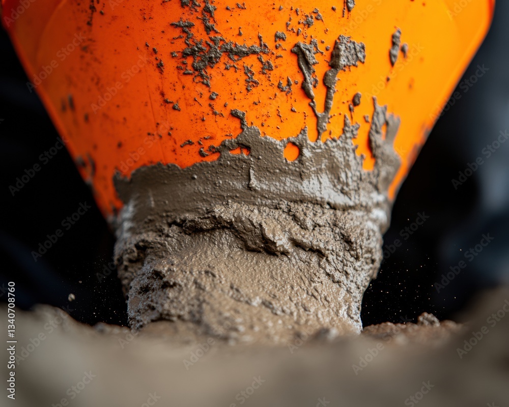 Aufkleber precision construction tech advanced material science reveals micro-texture of concrete performance 