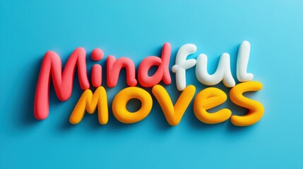 International Kids Yoga Day Playful Mindful Moves Typography Celebrating Youth Wellness, Digital Creativity and Holistic Health Trends