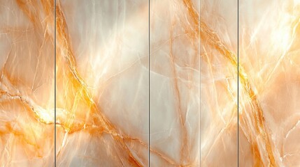 A close-up of exquisite marble texture featuring warm tones and fluid patterns, embodying elegance and sophistication often found in natural stone designs.
