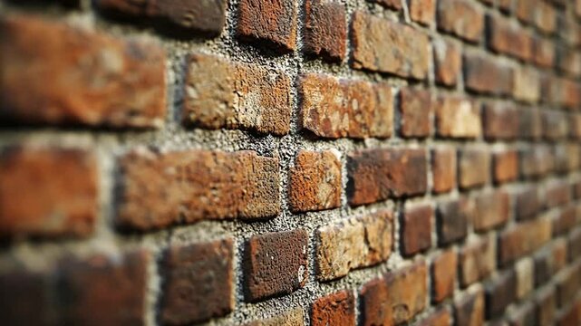 A brick wall with a brick pattern