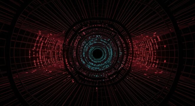 Navigating a Digital Tunnel Data Streams and Circular Design