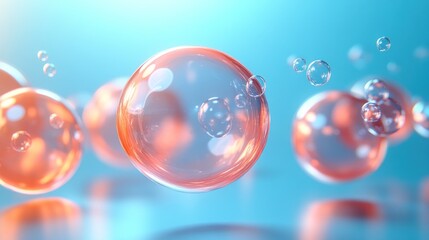 Abstract Bubbles: A Serene Aquatic Dreamscape