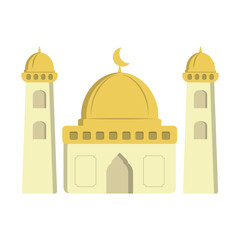 Cute Mosque Illustration