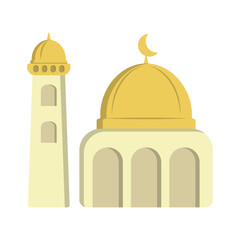 Cute Mosque Illustration