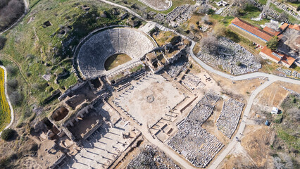 Afrodisias Ancient city. (Aphrodisias). The common name of many ancient cities dedicated to the goddess Aphrodite. The most famous of cities called Aphrodisias. Karacasu - Aydin, TURKEY