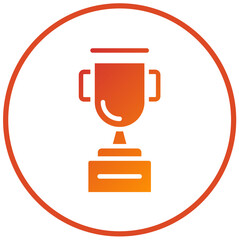 Vector Design Trophy Icon Style