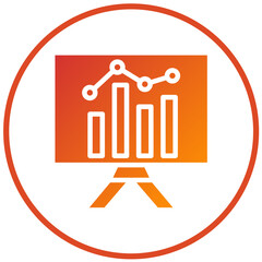 Vector Design Bar Chart Icon Style