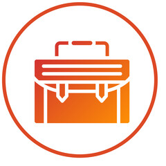 Vector Design Suitcase Icon Style