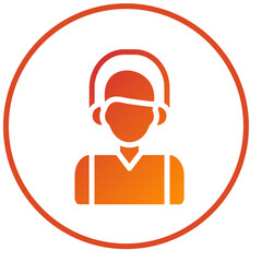 Vector Design Customer Icon Style