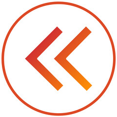 Vector Design Left Chevron Icon Style