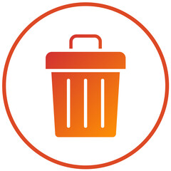 Vector Design Trash Icon Style
