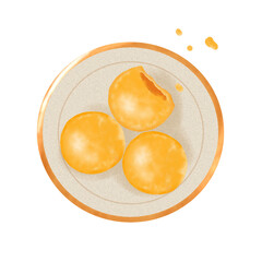 homemade cookies on a plate