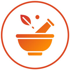 Vector Design Mortar Icon Style