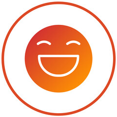 Vector Design Happy Icon Style