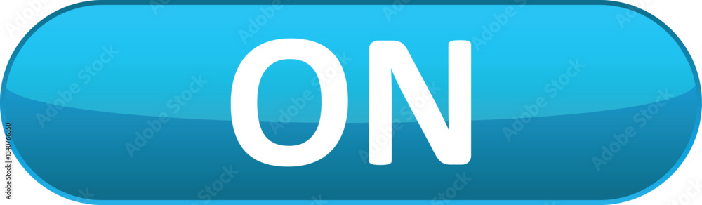 Poster on button. button element for web design and mobile devices. vector illustration