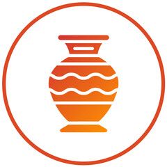 Vector Design Vase Icon Style
