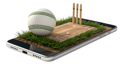 baseball bat and ball