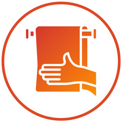 Vector Design Hand Towel Icon Style