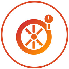 Vector Design Tire Maintenance Icon Style