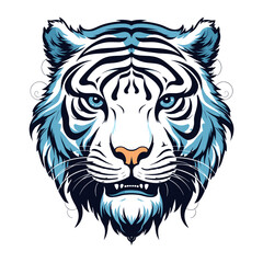Fototapeta premium Tiger head tiger illustration wildlife vector