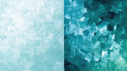 Obraz premium A palette of cool, fresh-toned blues and sea greens to reflect Summer personal colors