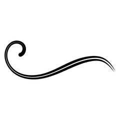 Elegant Swirl of Motion, Symphony Curvature and Grace in Design