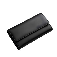 Black Leather Key Case Wallet