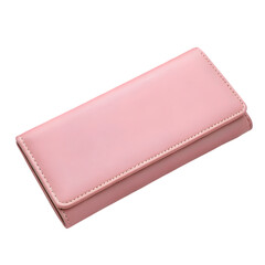 Pink Leather Wallet, Women's Purse, Fashion Accessory