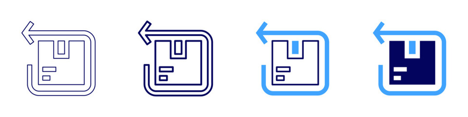 Gamified discounts icon in 4 different styles. Thin Line, Line, Bold Line, Duotone. Duotone style. Editable stroke