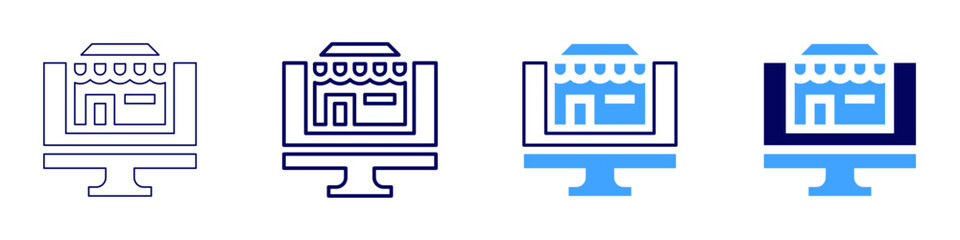 Loyalty gamification rewards icon in 4 different styles. Thin Line, Line, Bold Line, Duotone. Duotone style. Editable stroke