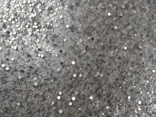 Silver glitter background