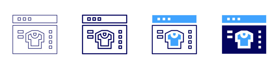User behavior scoring icon in 4 different styles. Thin Line, Line, Bold Line, Duotone. Duotone style. Editable stroke
