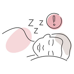 Sleep Problems medical illustration