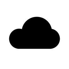 cloud, icon, symbol, computing, vector,