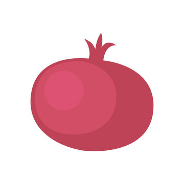 red pomegranate fruit isolated white background clip art preview