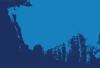 Obraz premium Blue grunge background. Vector illustration. Grunge texture.