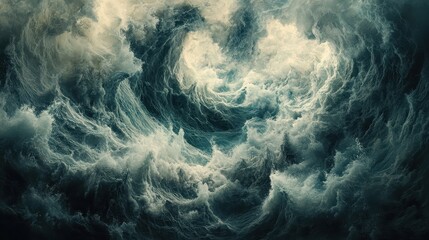 Obraz premium Abstract swirling cloudscape