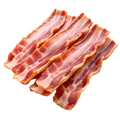 Crispy Bacon: Images, Recipes & Facts isolated on transparent background