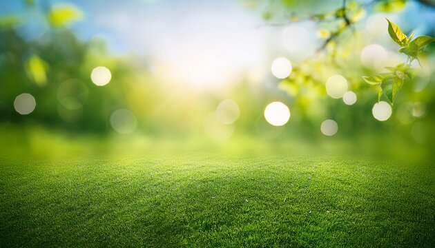 fruhling sommer sonne hintergrund greenery bokeh abstrakt
