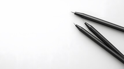 Naklejka premium Modern pen resting on a sleek laptop keyboard symbolizing creativity and productivity in a professional workspace