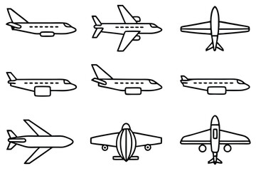 aero carrier pro line art high tech vehicle outline.eps