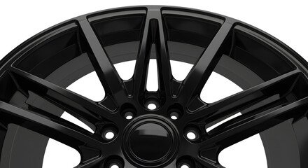 Black Alloy Wheels: Spoke Design, Car Rims