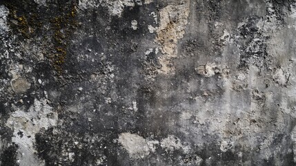 Obraz premium A weathered concrete wall displays shades of dark and light textures