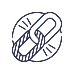 Chain link symbolizing franchise connection and partnership.