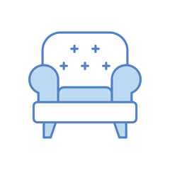Armchair vector icon 