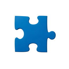 blue puzzle piece