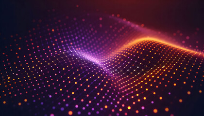 Random bitstream emanating from a glowing qubit source advanced checks verifying unpredictability in vivid wave lines