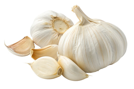garlic and cloves isolated PNG